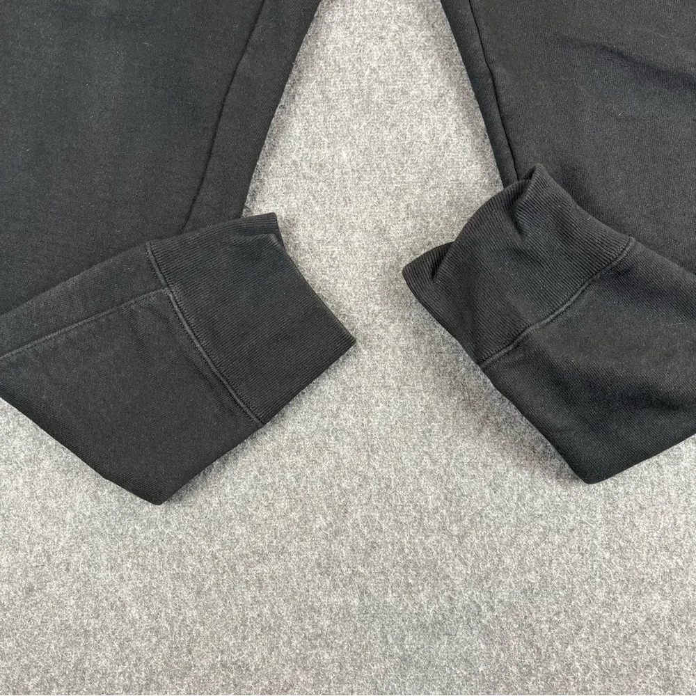Vintage Champion Sweatpants Mens Medium Black Big Logo Reverse Weave 90s Y2K